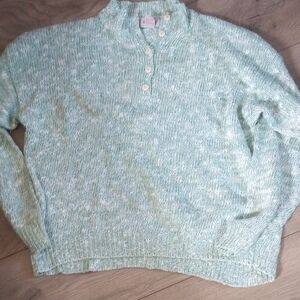Mint Green Women's Vintage Sweater By Spice It Up